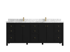 Chicago 84 in. W x 22 in. D Double Sink Bathroom Vanity - photo 11
