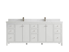 Chicago 84 in. W x 22 in. D Double Sink Bathroom Vanity - photo 29