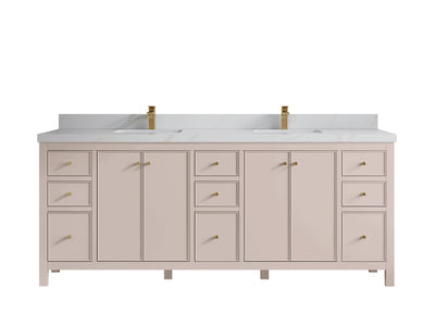 Chicago 84 in. W x 22 in. D Double Sink Bathroom Vanity - Willow Bath and Vanity