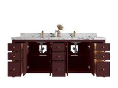 Chicago 84 in. W x 22 in. D Double Sink Bathroom Vanity - photo 5