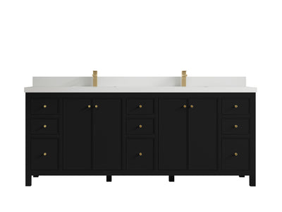 Chicago 84 in. W x 22 in. D Double Sink Bathroom Vanity - Willow Bath and Vanity