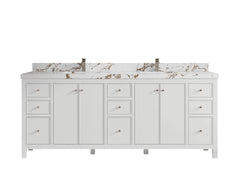 Chicago 84 in. W x 22 in. D Double Sink Bathroom Vanity - photo 35