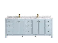 Chicago 84 in. W x 22 in. D Double Sink Bathroom Vanity - photo 11