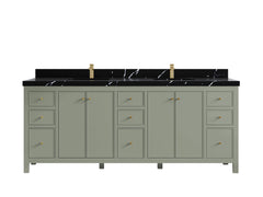 Chicago 84 in. W x 22 in. D Double Sink Bathroom Vanity - photo 9