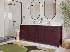 Chicago 84 in. W x 22 in. D Double Sink Bathroom Vanity - photo 2
