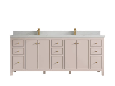 Chicago 84 in. W x 22 in. D Double Sink Bathroom Vanity - Willow Bath and Vanity