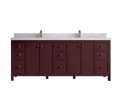 Chicago 84 in. W x 22 in. D Double Sink Bathroom Vanity - photo 43