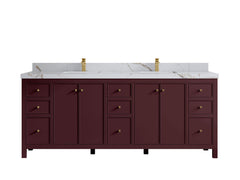 Chicago 84 in. W x 22 in. D Double Sink Bathroom Vanity - photo 39