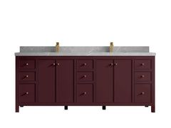 Chicago 84 in. W x 22 in. D Double Sink Bathroom Vanity - photo 19