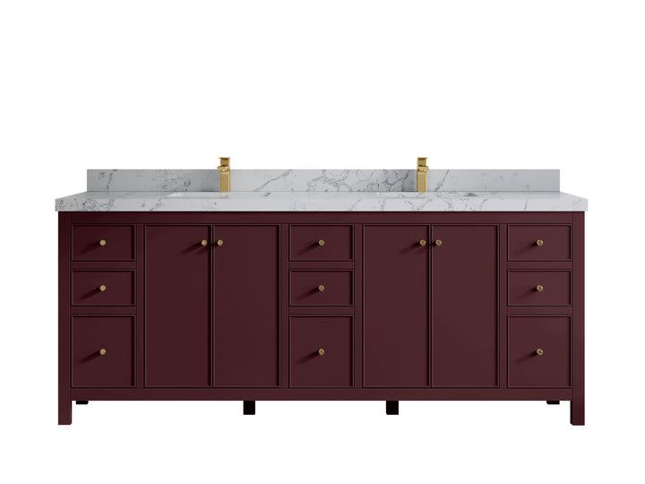 Chicago 84 in. W x 22 in. D Double Sink Bathroom Vanity - photo 33