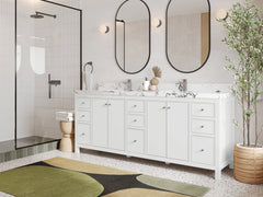 Chicago 84 in. W x 22 in. D Double Sink Bathroom Vanity - photo 2