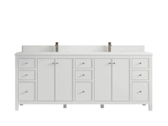 Chicago 84 in. W x 22 in. D Double Sink Bathroom Vanity - photo 27