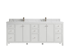 Chicago 84 in. W x 22 in. D Double Sink Bathroom Vanity - photo 23
