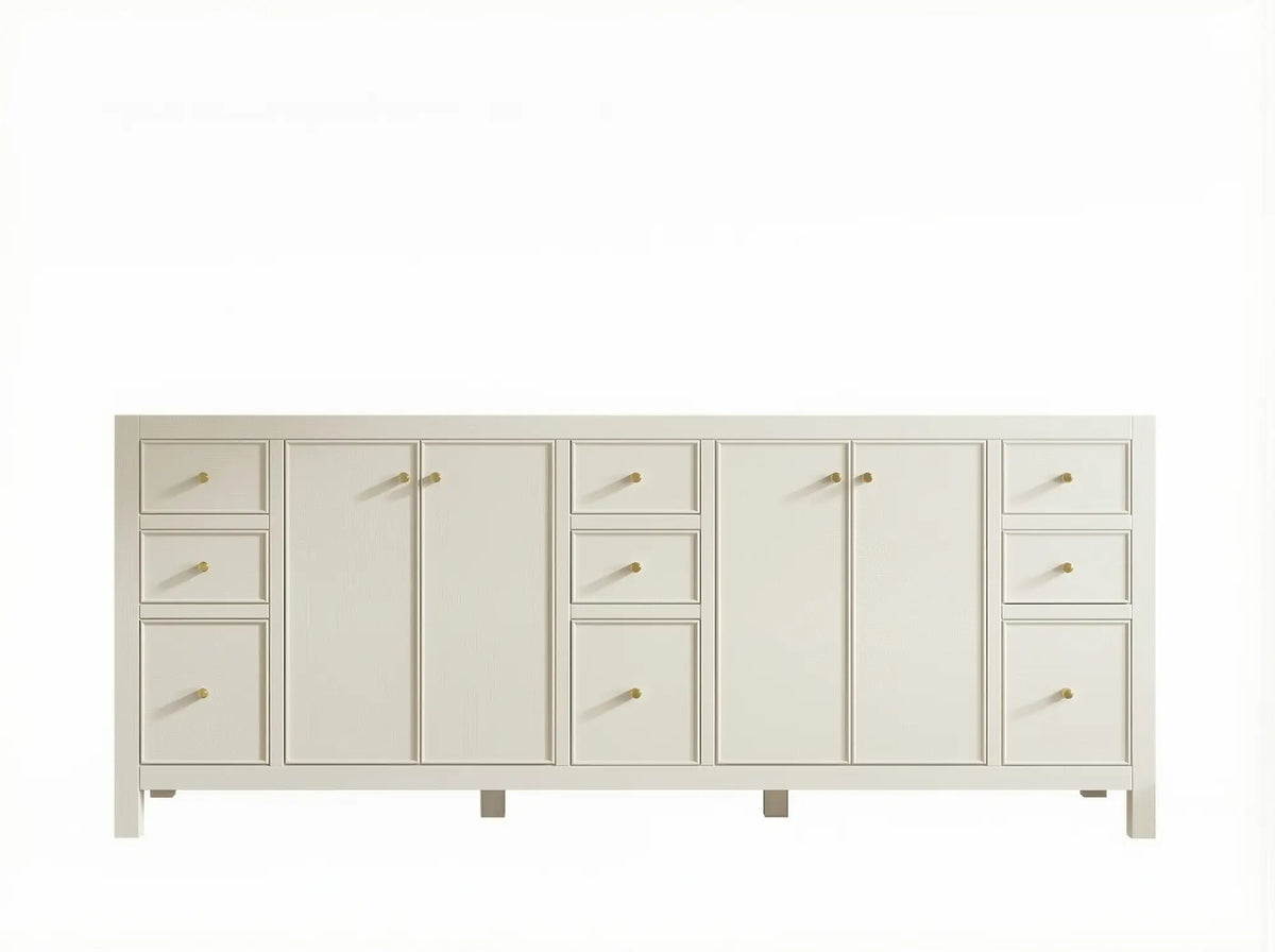 Chicago 84 in. W x 22 in. D Double Sink Bathroom Vanity - Willow Bath and Vanity