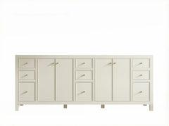 Chicago 84 in. W x 22 in. D Double Sink Bathroom Vanity - photo 5