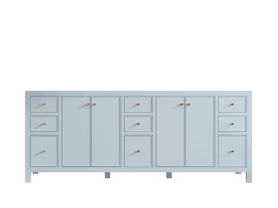 Chicago 84 in. W x 22 in. D Double Sink Bathroom Vanity - Willow Bath and Vanity