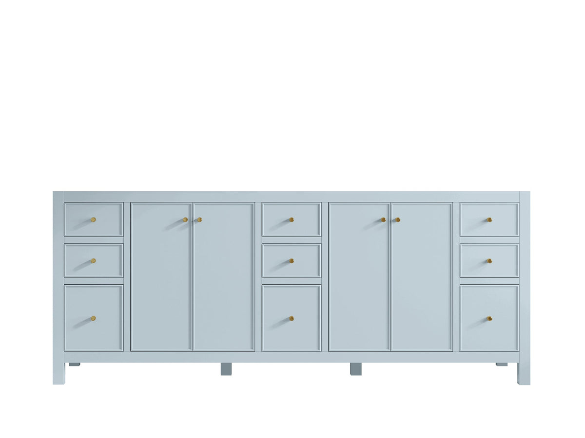 Chicago 84 in. W x 22 in. D Double Sink Bathroom Vanity - Willow Bath and Vanity