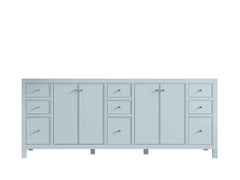 Chicago 84 in. W x 22 in. D Double Sink Bathroom Vanity - photo 6
