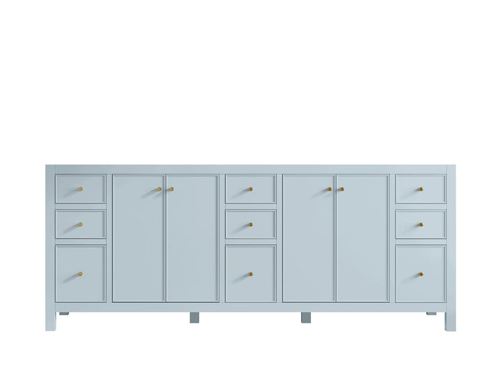Chicago 84 in. W x 22 in. D Double Sink Bathroom Vanity - photo 6