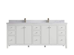 Chicago 84 in. W x 22 in. D Double Sink Bathroom Vanity - photo 15