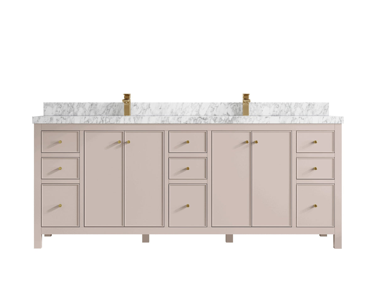 Chicago 84 in. W x 22 in. D Double Sink Bathroom Vanity - Willow Bath and Vanity