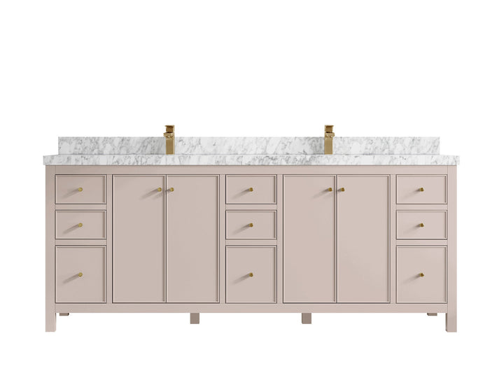 Chicago 84 in. W x 22 in. D Double Sink Bathroom Vanity - photo 11
