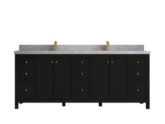 Chicago 84 in. W x 22 in. D Double Sink Bathroom Vanity - photo 31