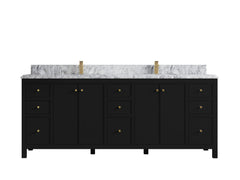 Chicago 84 in. W x 22 in. D Double Sink Bathroom Vanity - photo 21
