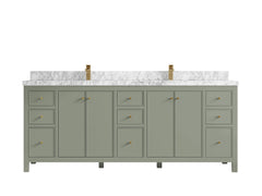 Chicago 84 in. W x 22 in. D Double Sink Bathroom Vanity - photo 11