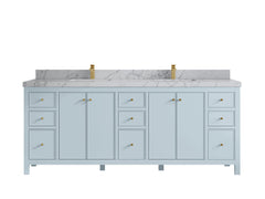 Chicago 84 in. W x 22 in. D Double Sink Bathroom Vanity - photo 41