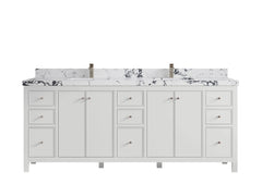 Chicago 84 in. W x 22 in. D Double Sink Bathroom Vanity - photo 39