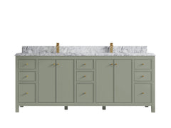 Chicago 84 in. W x 22 in. D Double Sink Bathroom Vanity - photo 23