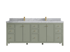 Chicago 84 in. W x 22 in. D Double Sink Bathroom Vanity - photo 43