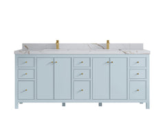 Chicago 84 in. W x 22 in. D Double Sink Bathroom Vanity - photo 15