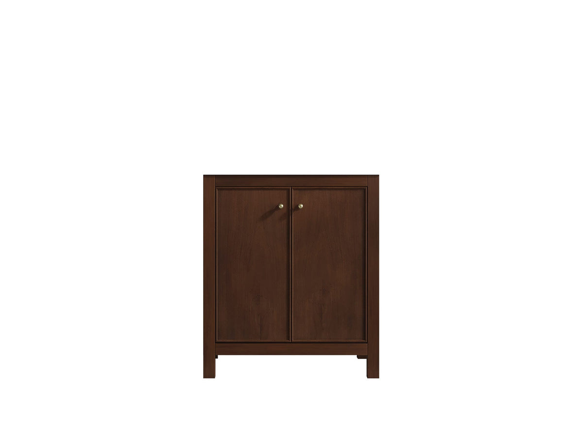 Chicago Teak 30 in. W x 22 in. D Single Sink Bathroom Vanity - Willow Bath and Vanity
