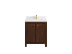 Chicago Teak 30 in. W x 22 in. D Single Sink Bathroom Vanity - photo 47