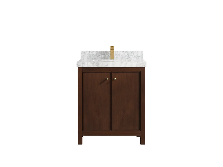 Chicago Teak 30 in. W x 22 in. D Single Sink Bathroom Vanity - photo 41