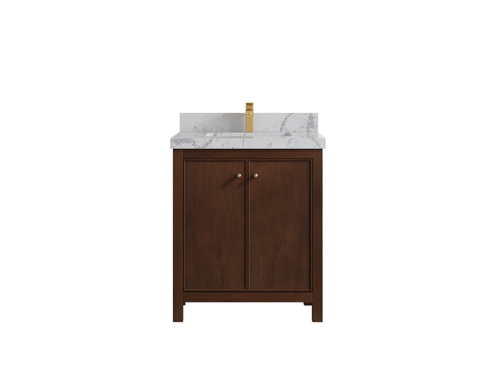 Chicago Teak 30 in. W x 22 in. D Single Sink Bathroom Vanity - photo 39