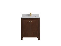 Chicago Teak 30 in. W x 22 in. D Single Sink Bathroom Vanity - photo 29