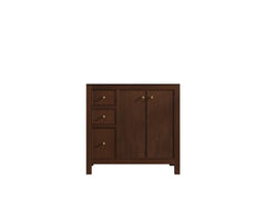 Chicago Teak 36 in. W x 22 in. D Center Sink Bathroom Vanity - photo 4