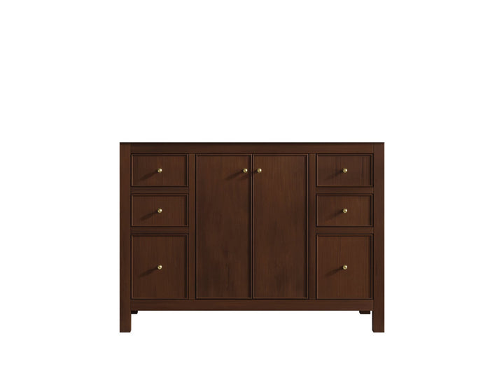 Chicago Teak 48 in. W x 22 in. D Single Sink Bathroom Vanity - photo 5