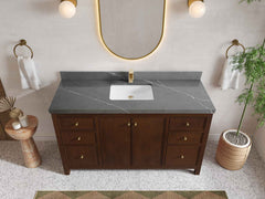 Chicago Teak 60 in. W x 22 in. D Single Sink Bathroom Vanity - photo 30