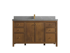 Chicago Teak 60 in. W x 22 in. D Single Sink Bathroom Vanity - photo 32