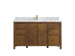 Chicago Teak 60 in. W x 22 in. D Single Sink Bathroom Vanity - photo 10