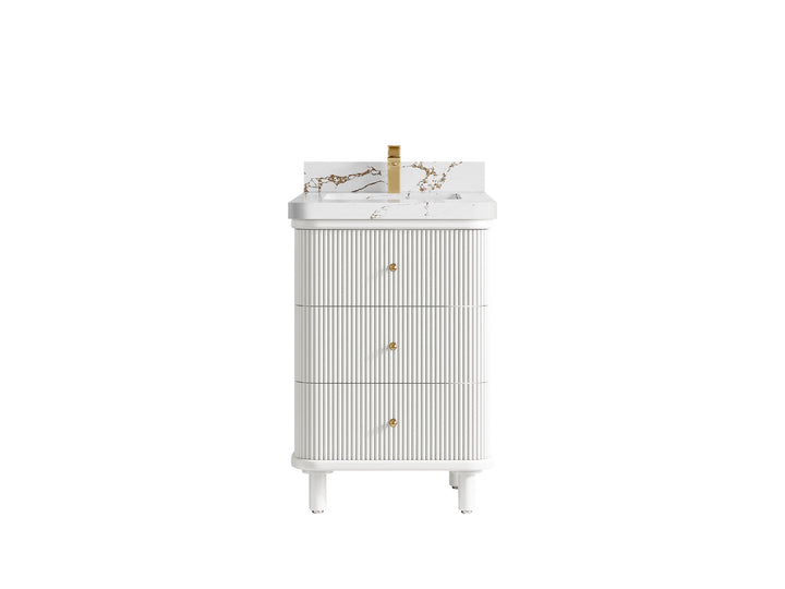 Miami 24 in. W x 22 in. D Single Sink Bathroom Vanity - photo 1