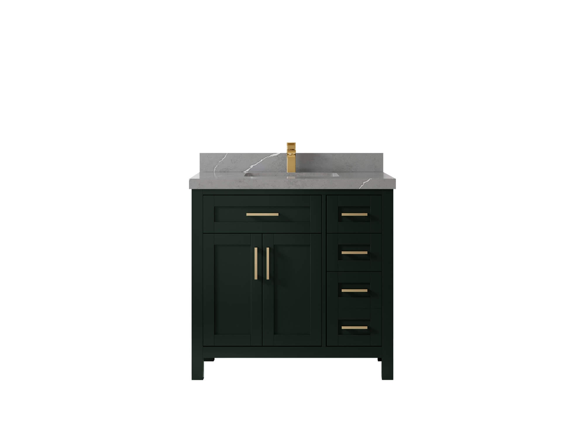 Cambridge 36 in. W x 22 in. D Single Center Sink Bathroom Vanity