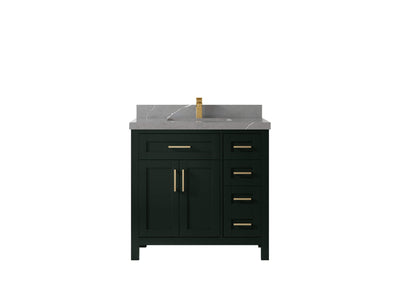 Cambridge 36 in. W x 22 in. D Single Center Sink Bathroom Vanity