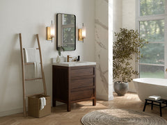 Elizabeth Teak Wood 30 in. W x 22 in. D Single Sink Bathroom Vanity - photo 2