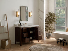 Elizabeth Teak Wood 48 in. W x 22 in. D Single Sink Bathroom Vanity - photo 3