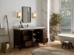 Elizabeth Teak Wood 60 in. W x 22 in. D Single Sink Bathroom Vanity - photo 3